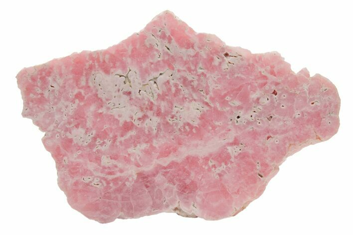 Vibrant, Pink, Polished Rhodochrosite Slab - Argentina #217367